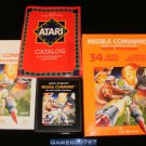 Missile Command - Atari 2600 - Complete