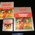 RealSports Tennis - Atari 2600 - Complete