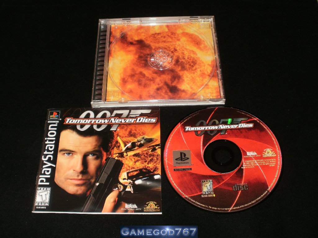 007 Tomorrow Never Dies - Sony PS1 - Complete CIB - Black Label Version