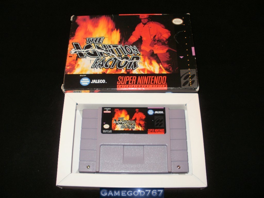 Ignition Factor SNES Super Nintendo With Box