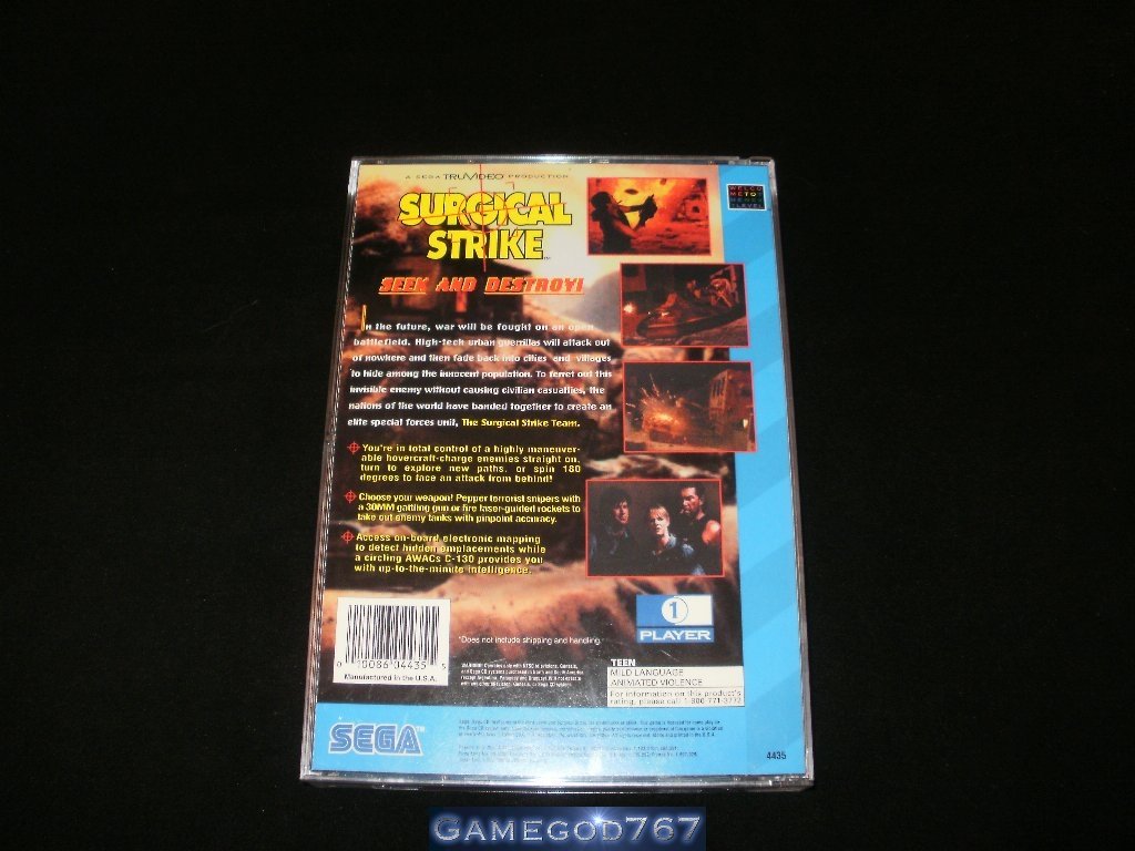 Surgical Strike - Sega CD - Complete CIB