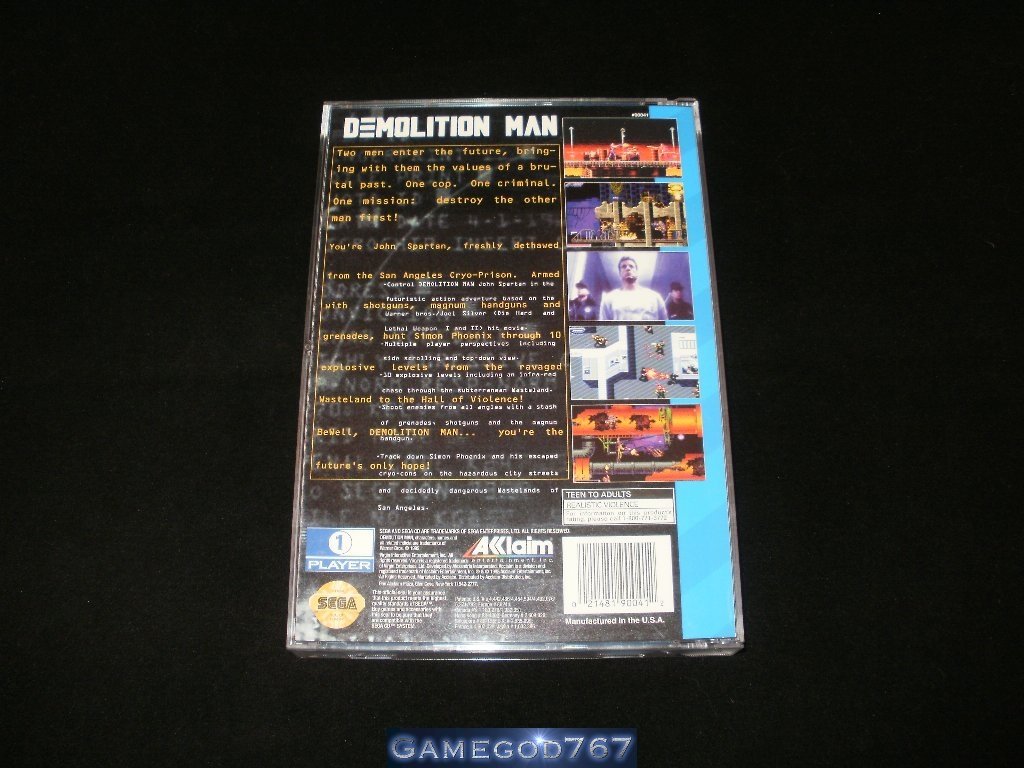 Demolition man sega прохождение