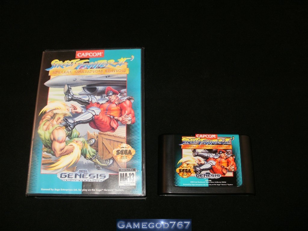 Street Fighter 2 Special Champion Edition - Sega Genesis - With Capcom ...