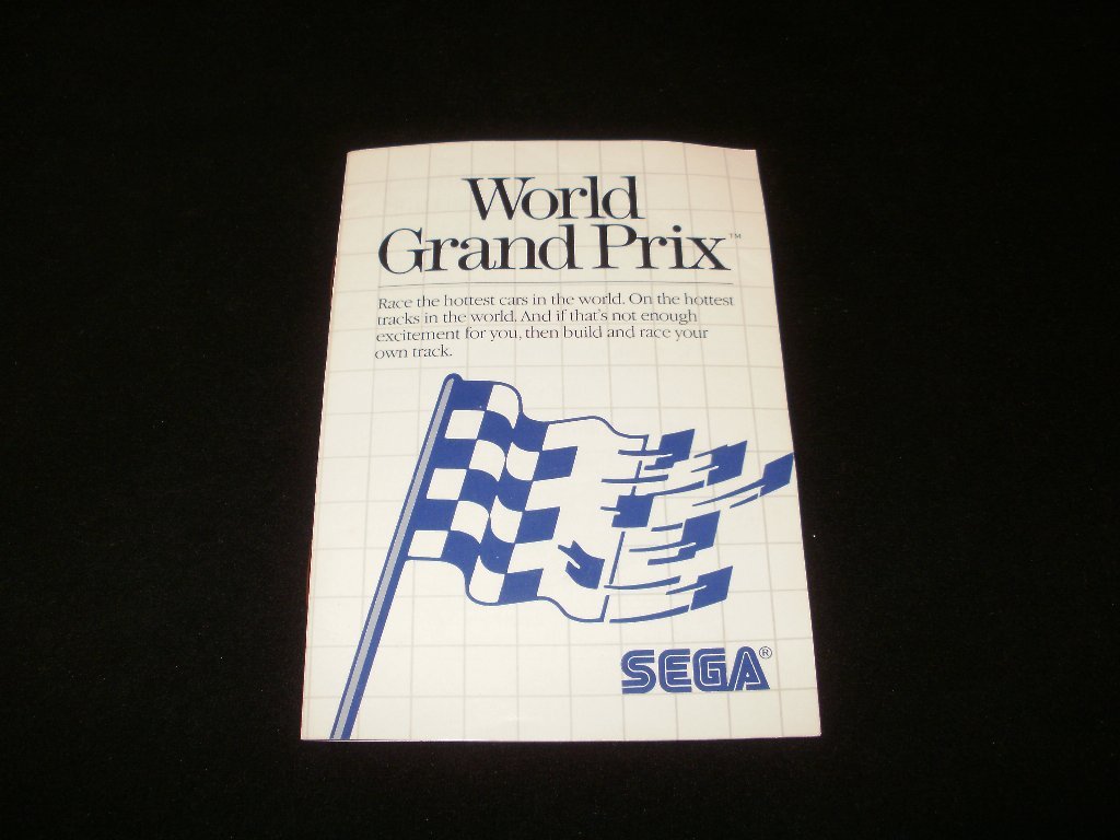 World Grand Prix - Sega Master System - Manual Only