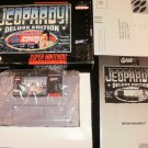 Jeopardy! Deluxe Edition - SNES Super Nintendo - Complete CIB