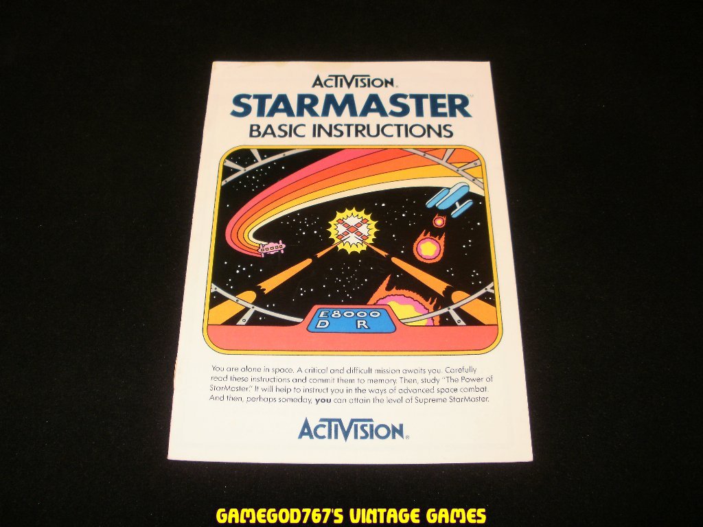Starmaster - Atari 2600 - Manual Only