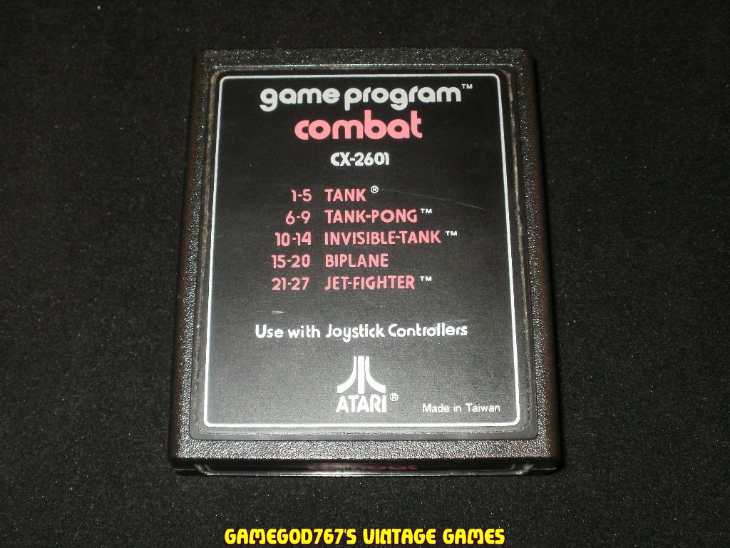 Combat - Atari 2600 - Text Label