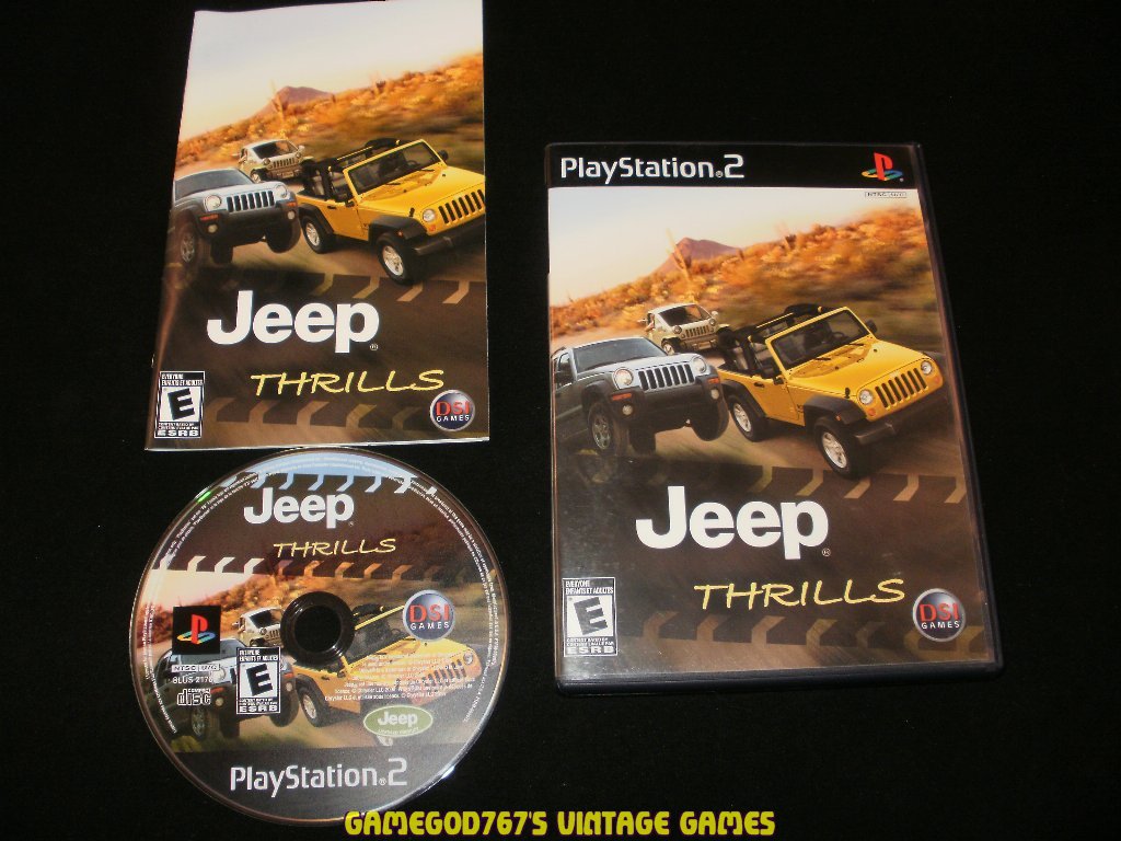 Jeep Thrills - Sony PS2 - Complete CIB