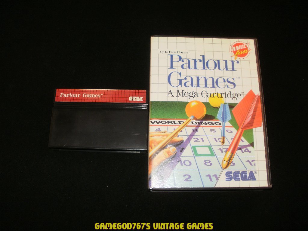 Parlour Games Sega Master System With Box