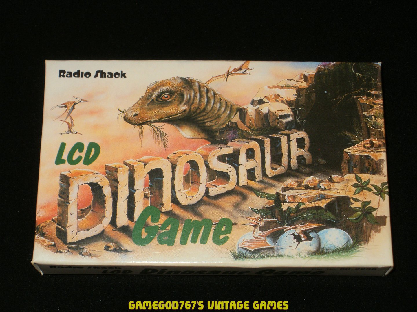 Dinosaur LCD Game - Vintage Handheld - Radio Shack 1981 - Brand New Factory Sealed