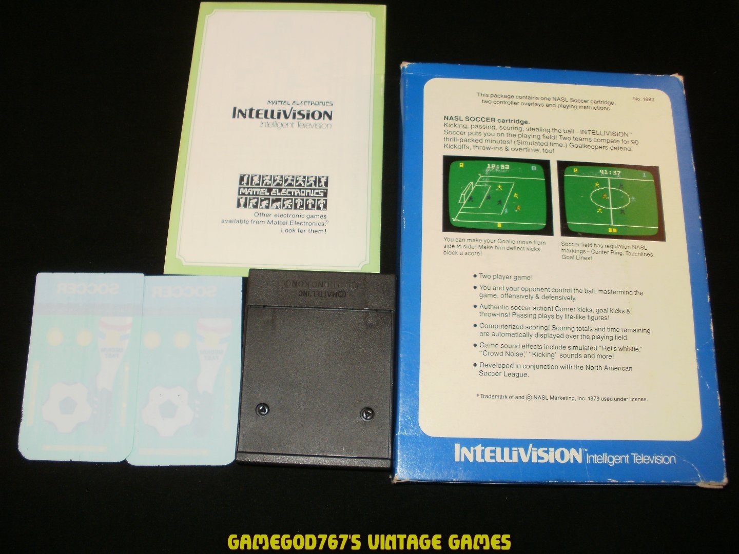 Jeu Soccer (Roulette) Pour Mattel Intellivision – Complet, Très Bon état