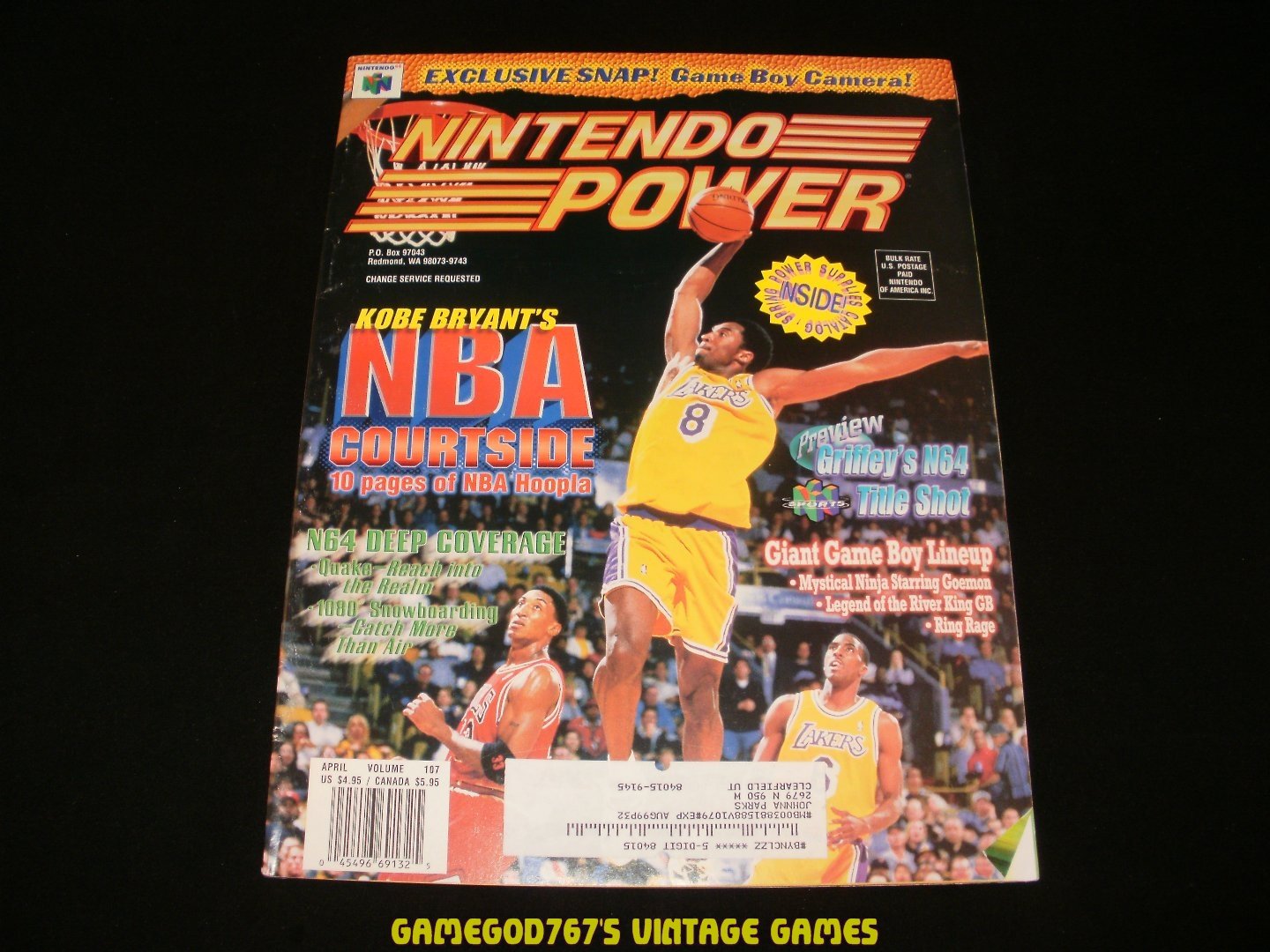 Nintendo Power - Issue No. 107 - April, 1998