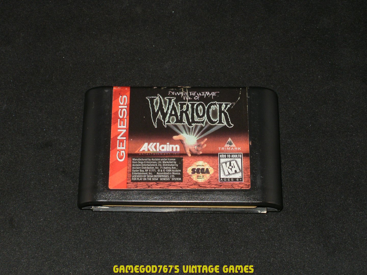 Warlock sega как использовать предметы