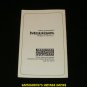 Tennis - Mattel Intellivision - Manual Only