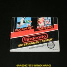 Super Mario Bros Duck Hunt - Nintendo NES - Manual Only