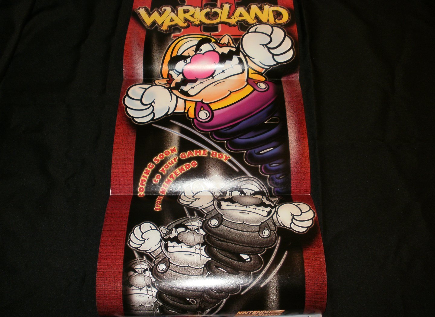 Warioland Poster - Nintendo Power February, 1998 - Never Used