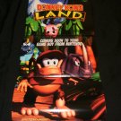 Donkey Kong Land Poster - Nintendo Power February, 1995 - Never Used
