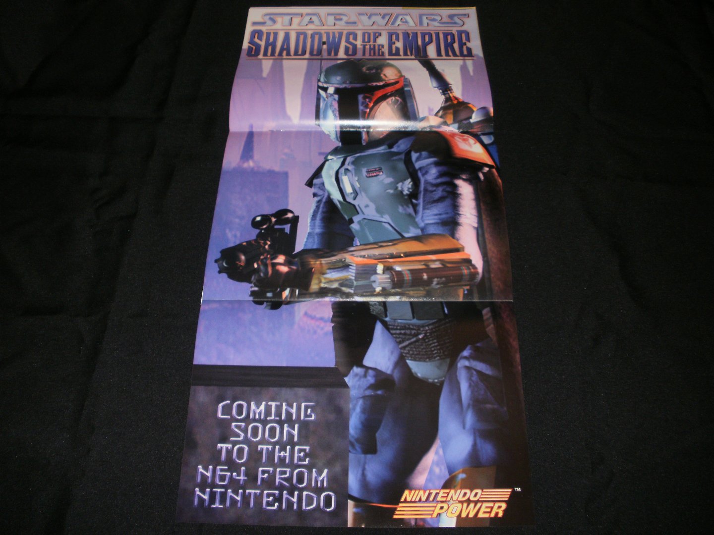 Star Wars Shadows of the Empire Poster - Nintendo Power December, 1996 - Never Used