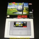 HAL's Hole-In-One Golf - SNES Super Nintendo - With Box