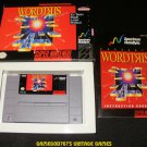 Wordtris - SNES Super Nintendo - Complete CIB