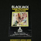 Blackjack - Atari 2600 - Manual Only