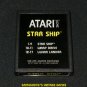 Star Ship - Atari 2600 - 1982 Alternate Text Label Version