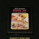 Dodge 'Em - Atari 2600 - 1981 Picture Label Version