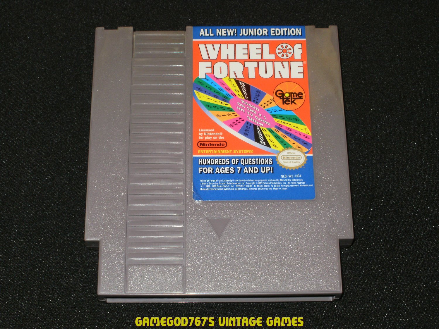Wheel of Fortune Junior Edition - Nintendo NES