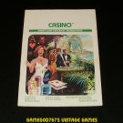 Casino - Atari 2600 - 1981 Manual Only