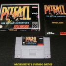 Pitfall The Mayan Adventure - SNES Super Nintendo - With Manual & Custom Case