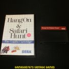 Hang On & Safari Hunt - Sega Master System- With Box
