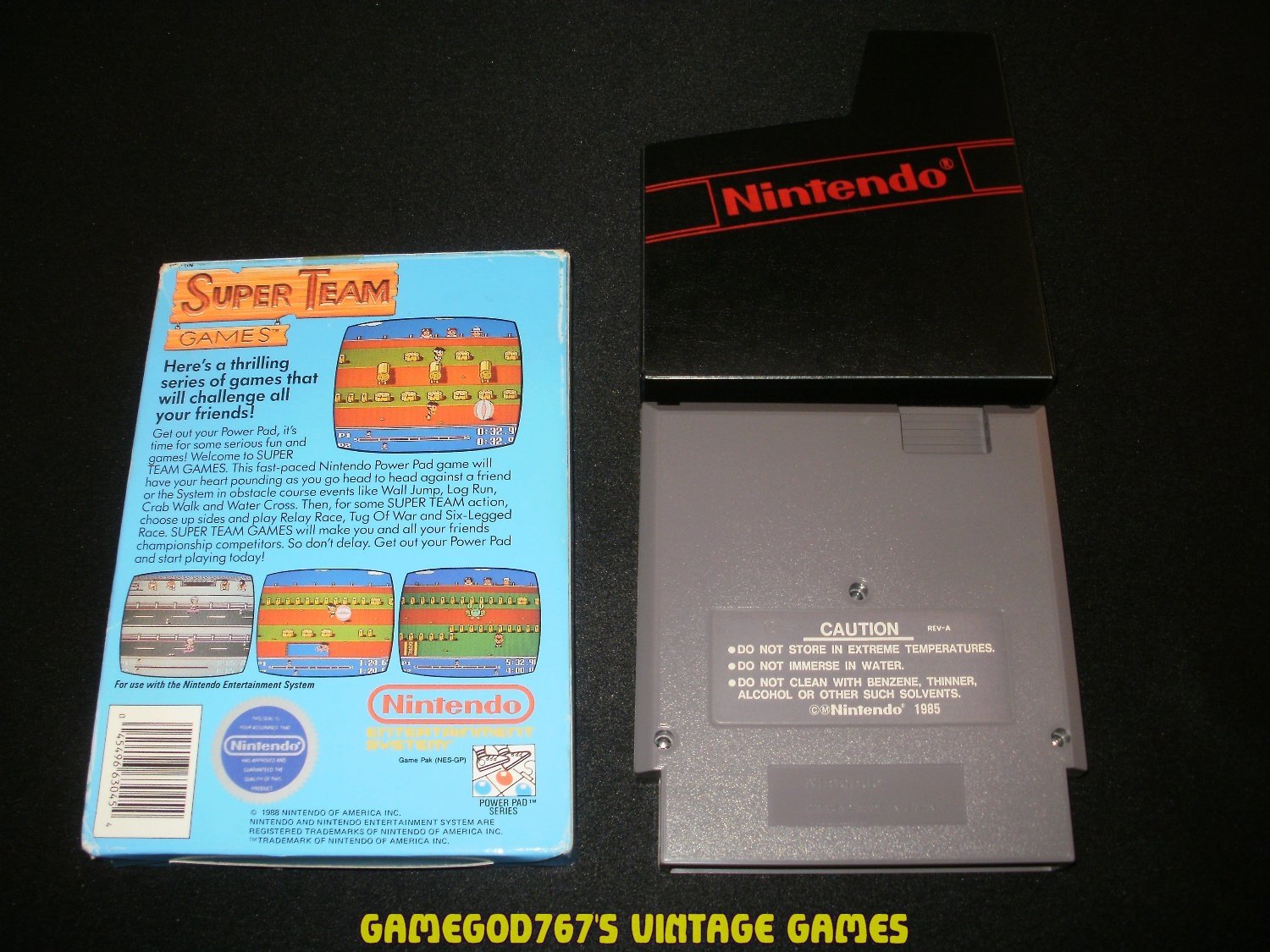 Super Team Games - Nintendo NES - With Box & Cartridge Sleeve