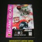NFL Quarterback Club 96 - Sega Game Gear - 1995 Manual Only