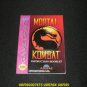 Mortal Kombat - Sega Game Gear - 1993 Manual Only