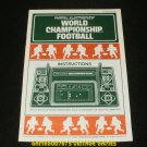 World Championship Football - Stand Alone Handheld - 1980 Manual Only