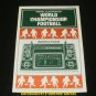 World Championship Football - Stand Alone Handheld - 1980 Manual Only