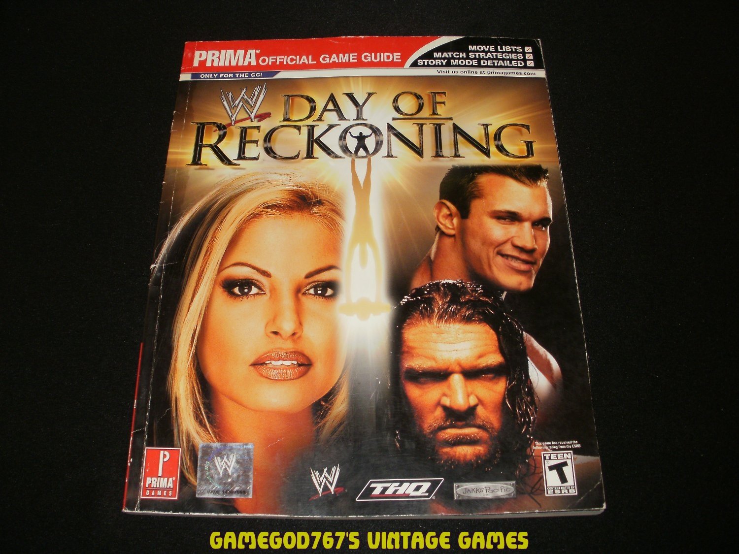 Wwe Day Of Reckoning Official Strategy Guide Prima Games 2004