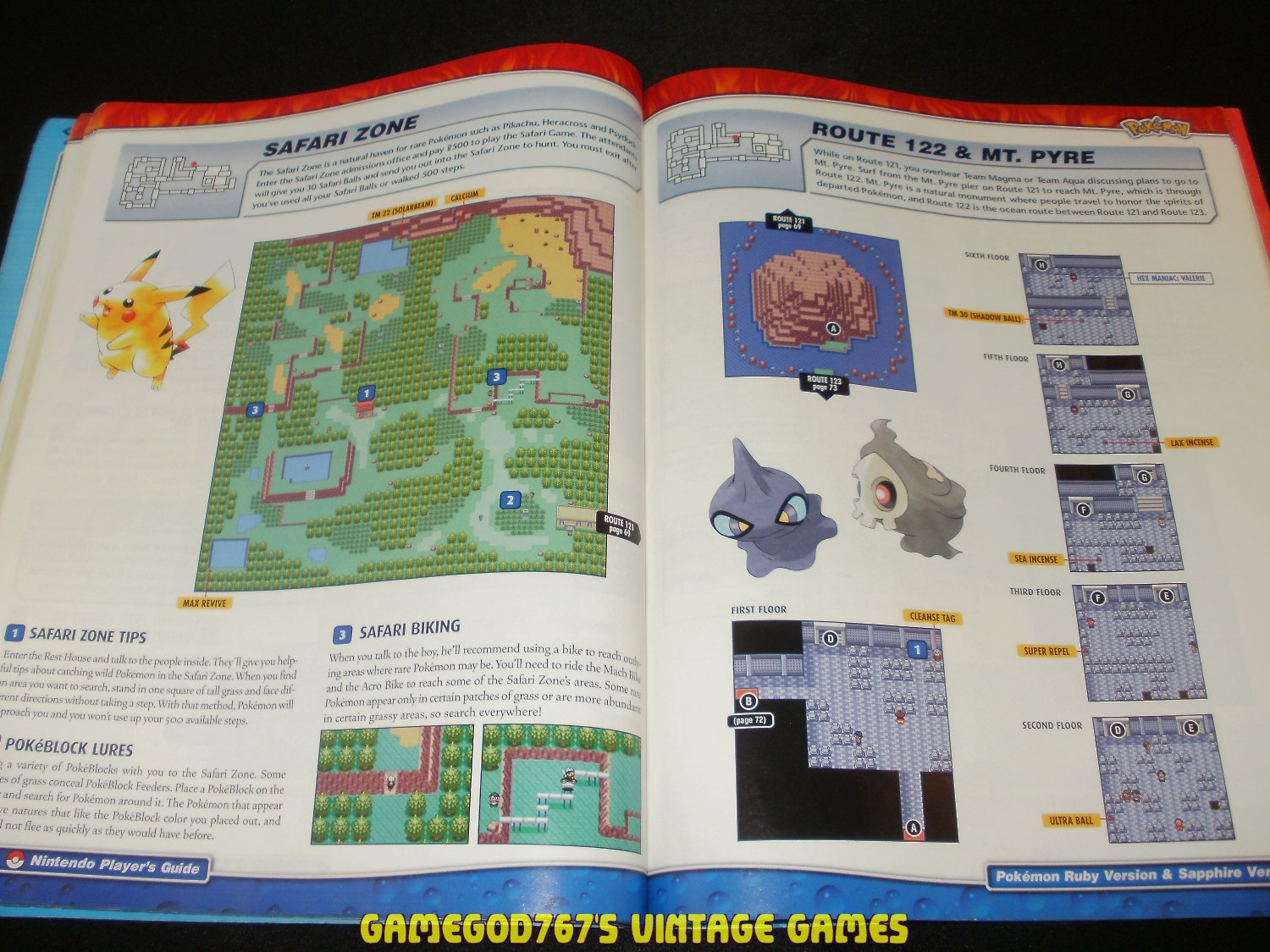 Official Pokemon Ruby and Sapphire Player's Guide - Nintendo Power ...