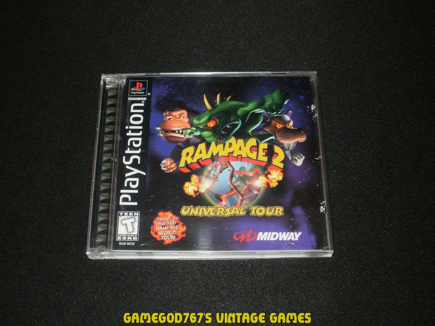 Rampage 2 Universal Tour - Sony Ps1 - Complete Cib