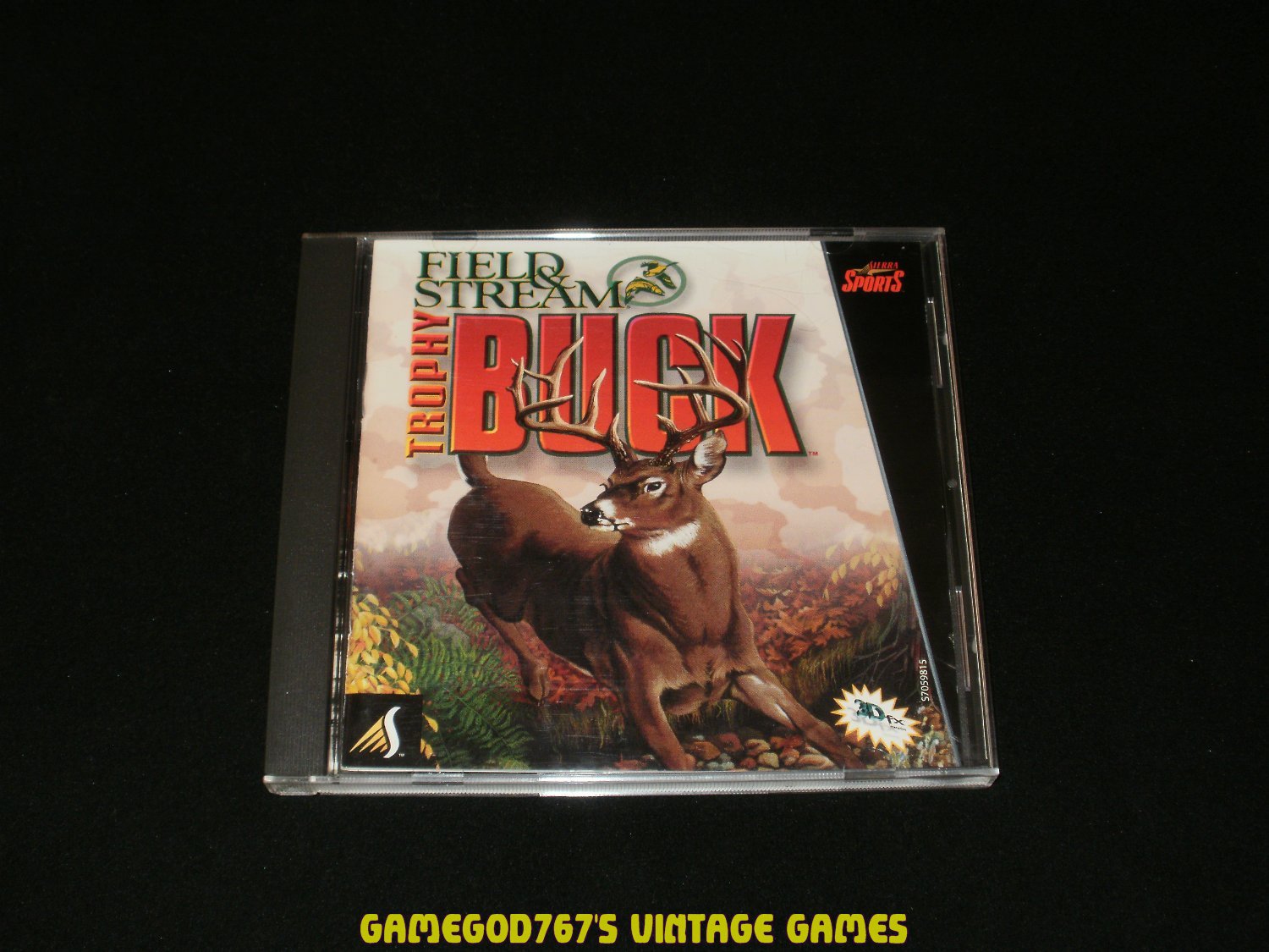 Field & Stream Trophy Buck - IBM PC - 1998 Sierra Sports - Complete CIB