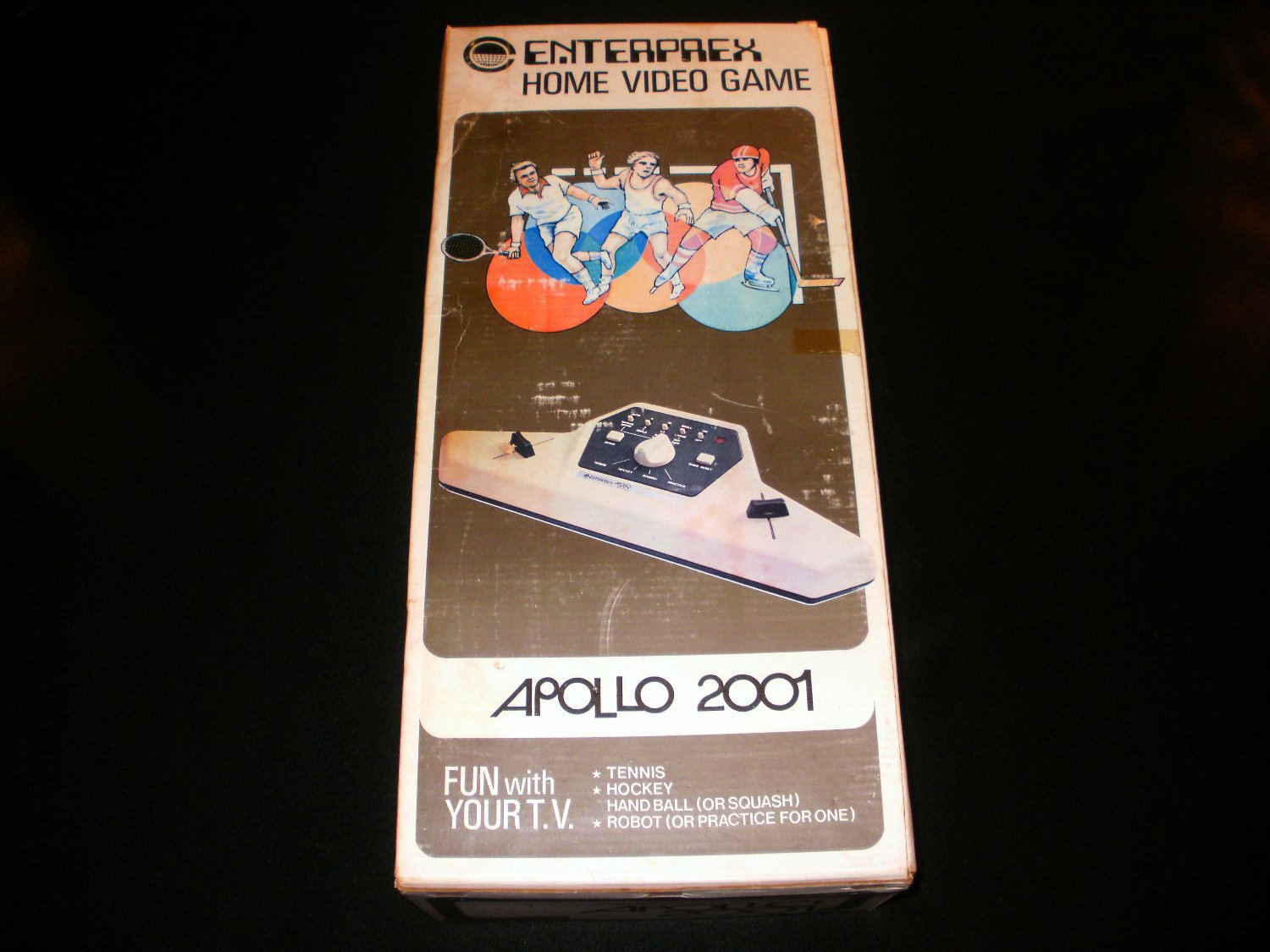 Apollo 2001 Vintage Pong Console Entreprex 1977 Complete CIB Rare