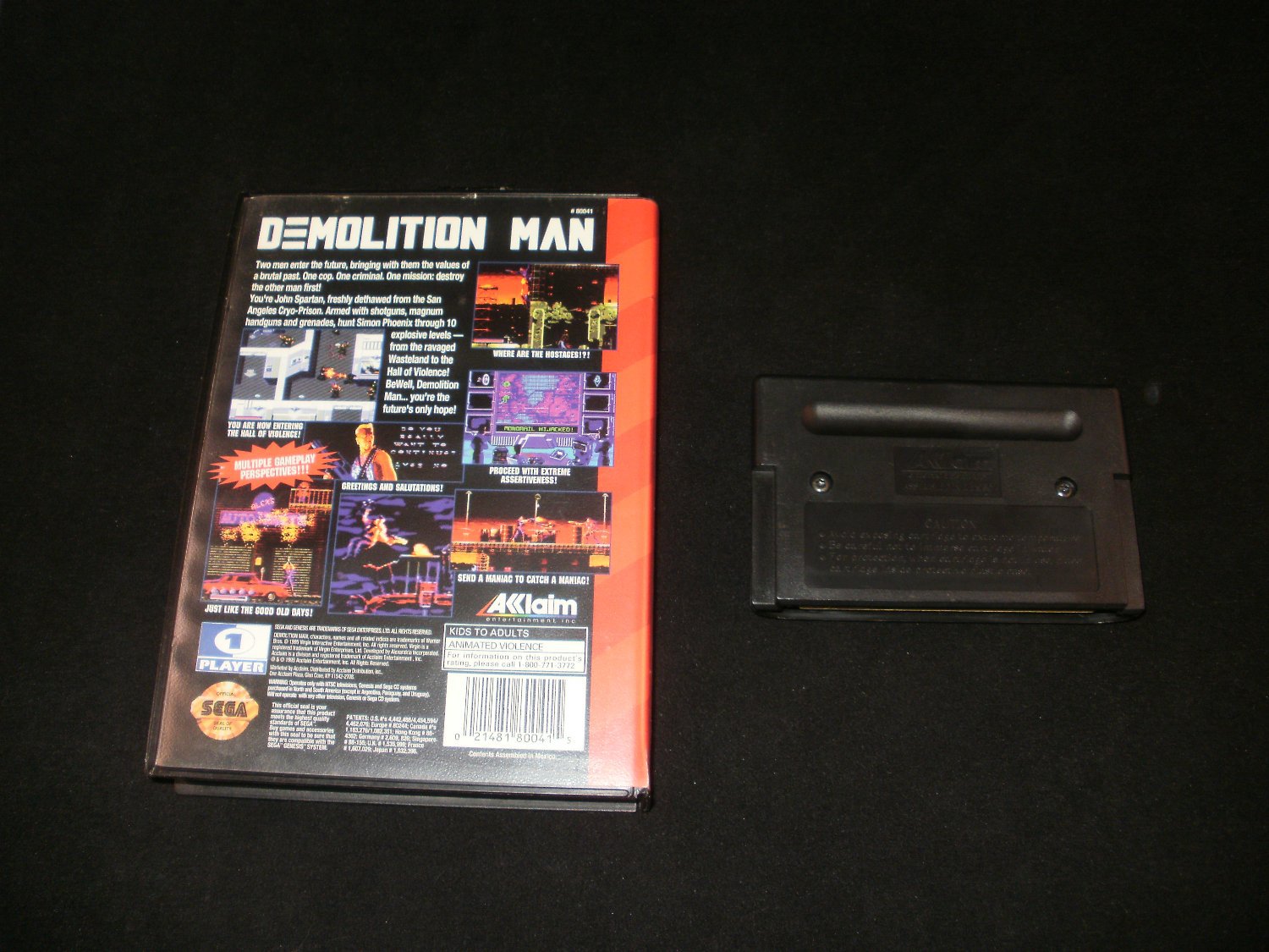 Demolition Man - Sega Genesis - With Box