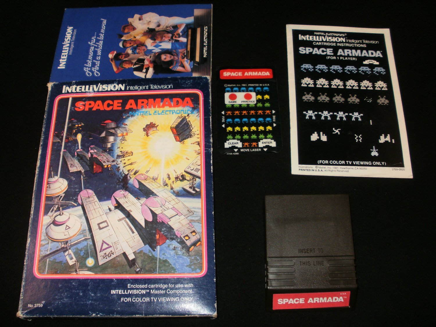 Space Armada - Mattel Intellivision - Complete CIB
