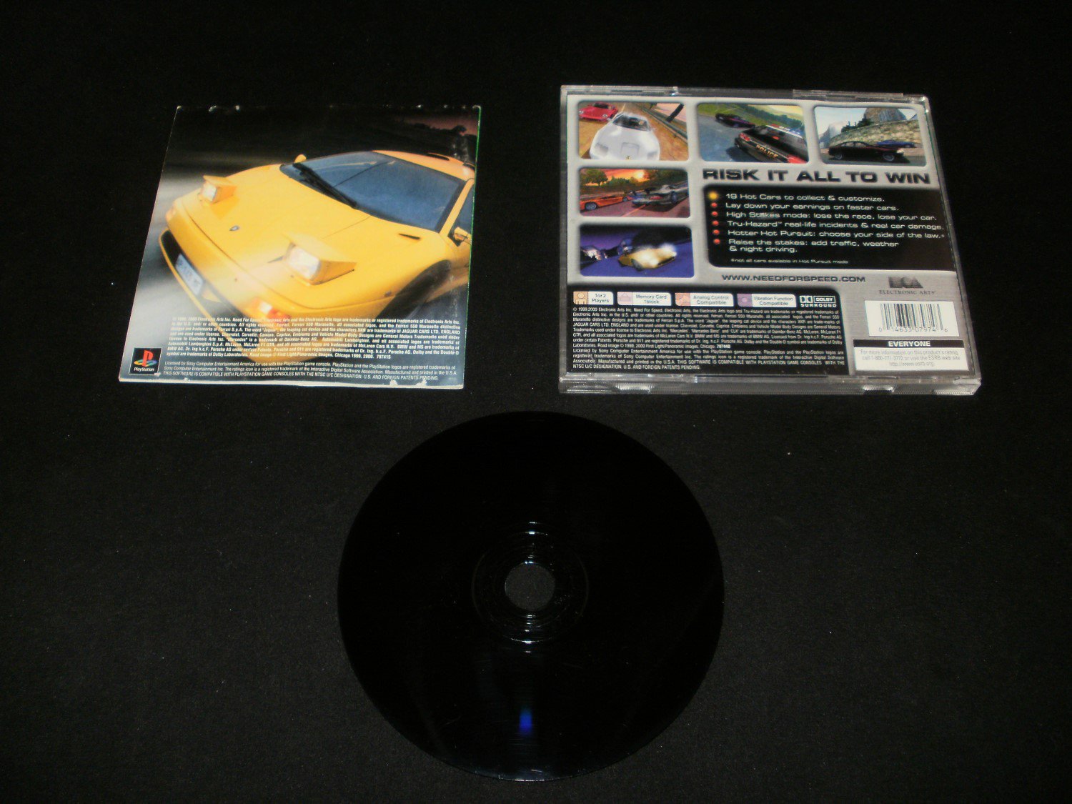 Need for Speed High Stakes - Sony PS1 - Complete CIB