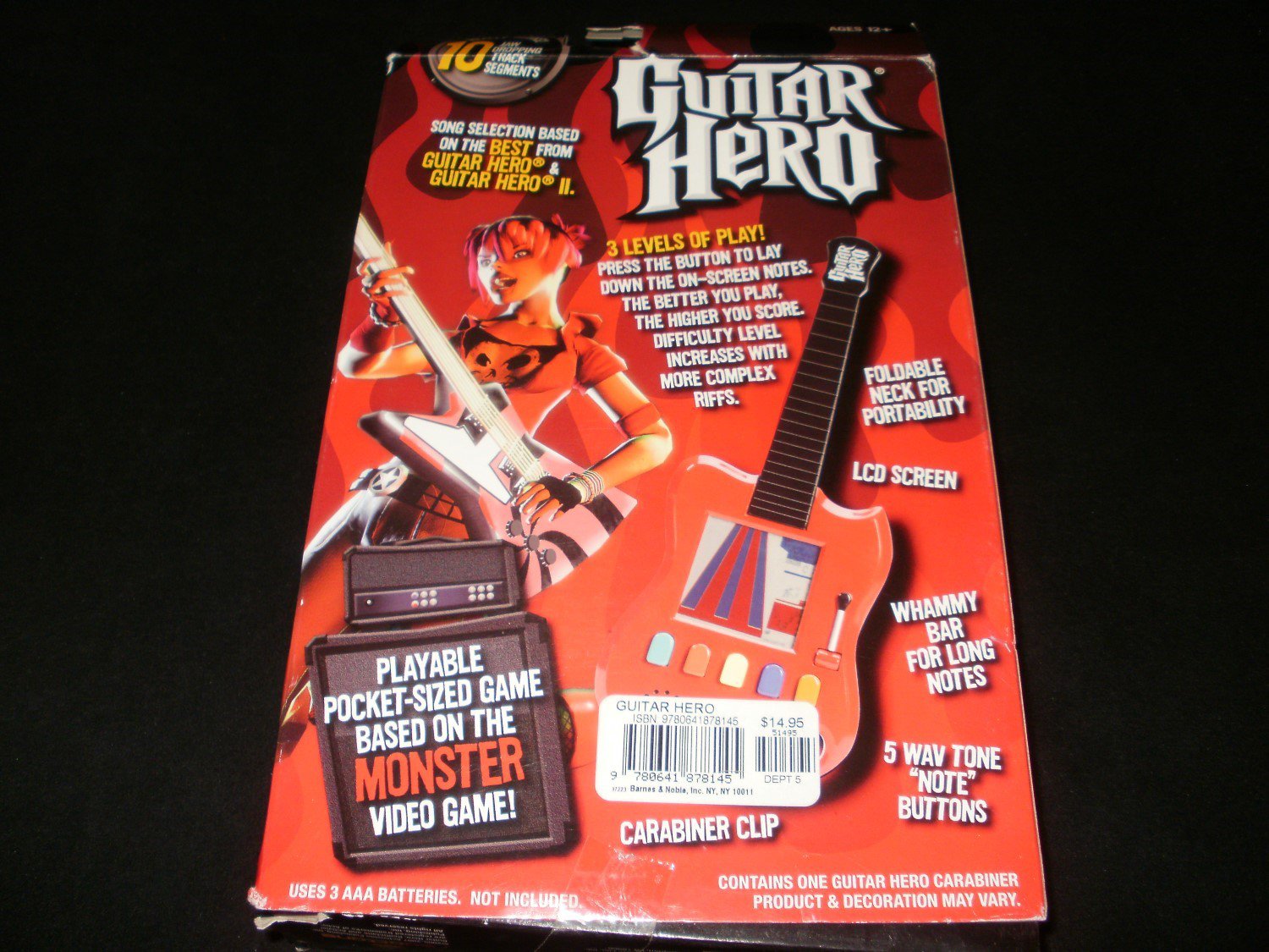 Guitar Hero Carabiner Handheld BFI 2007 Complete CIB