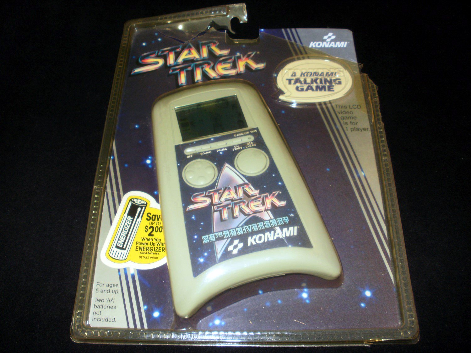 Star Trek 25th Anniversary - Vintage Handheld - Konami 1991 - Brand New