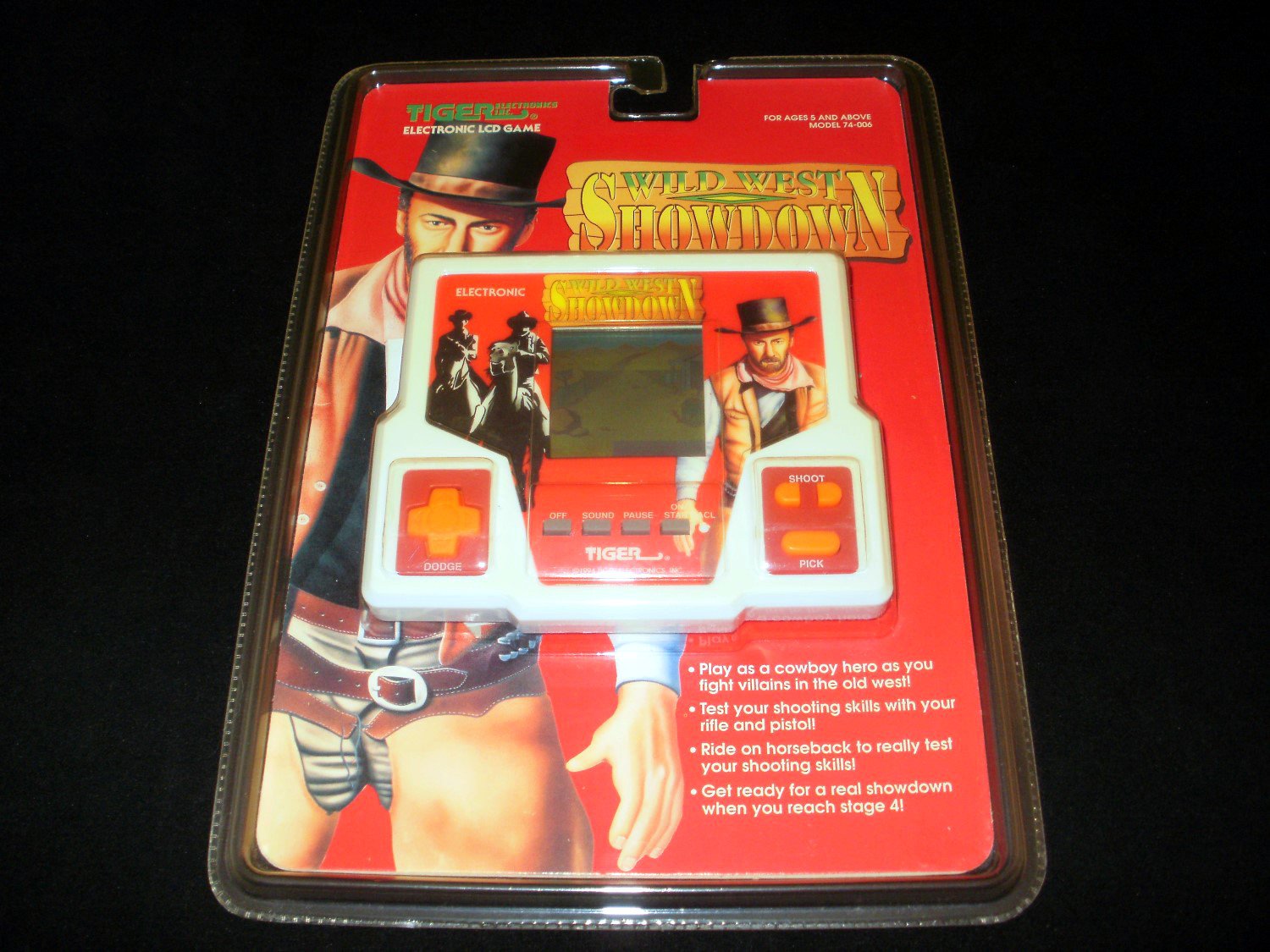 Wild West Showdown - Tiger Electronics 1994 - New Factory Sealed - Rare