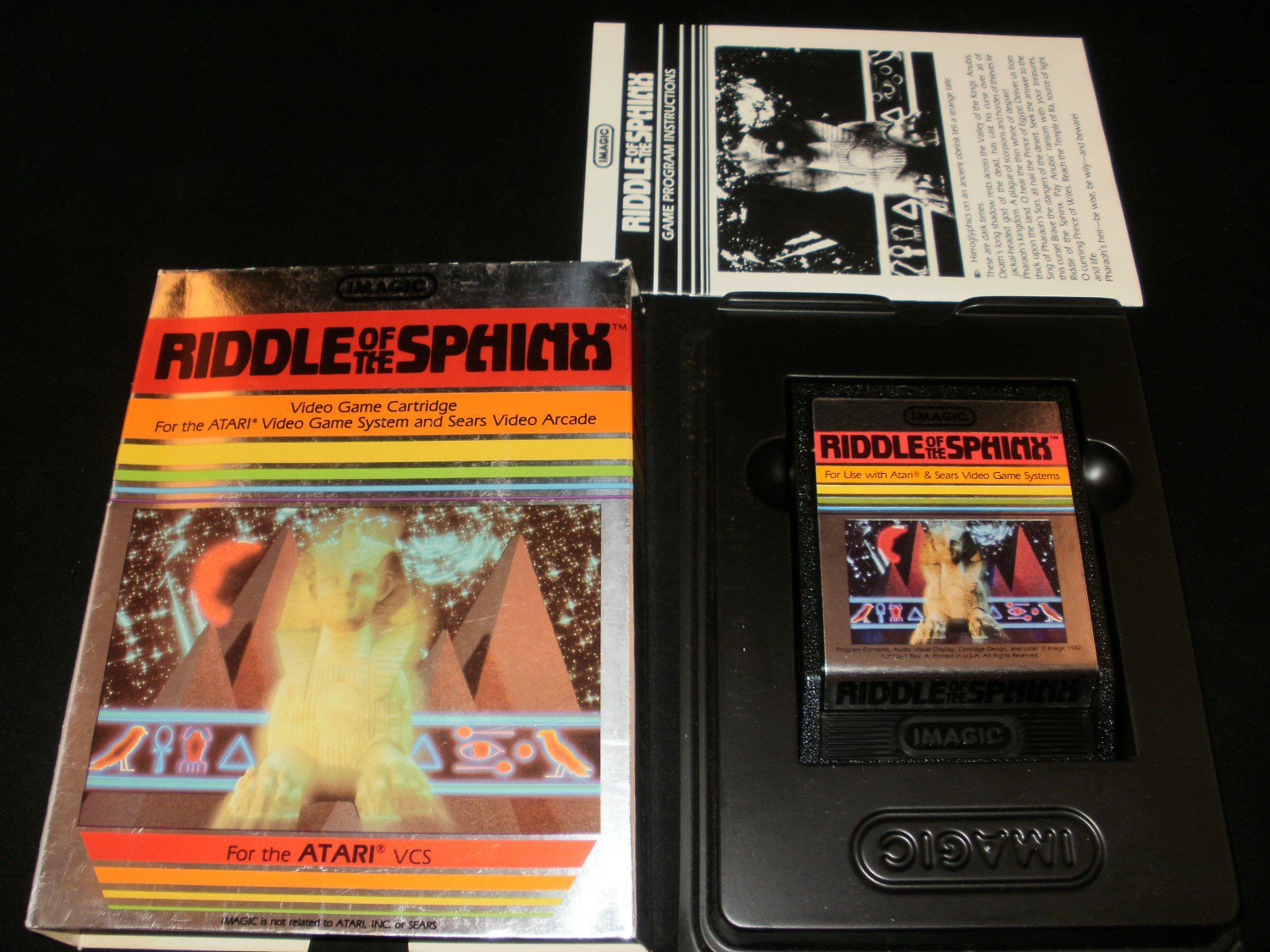 Riddle of the Sphinx - Atari 2600 - Complete