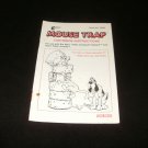 Mouse Trap - Atari 2600 - 1982 Manual Only