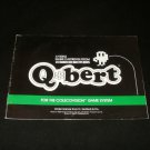 Qbert - ColecoVision - Manual Only